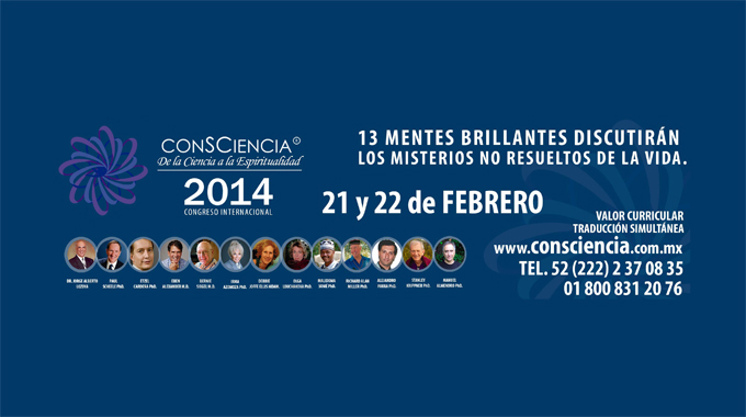 Congreso Consciencia 2014. Puebla, México.