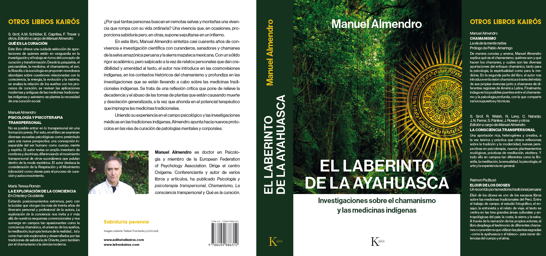 Próxima Publicación Del Libro El Laberinto De La Ayahuasca, De Manuel Almendro