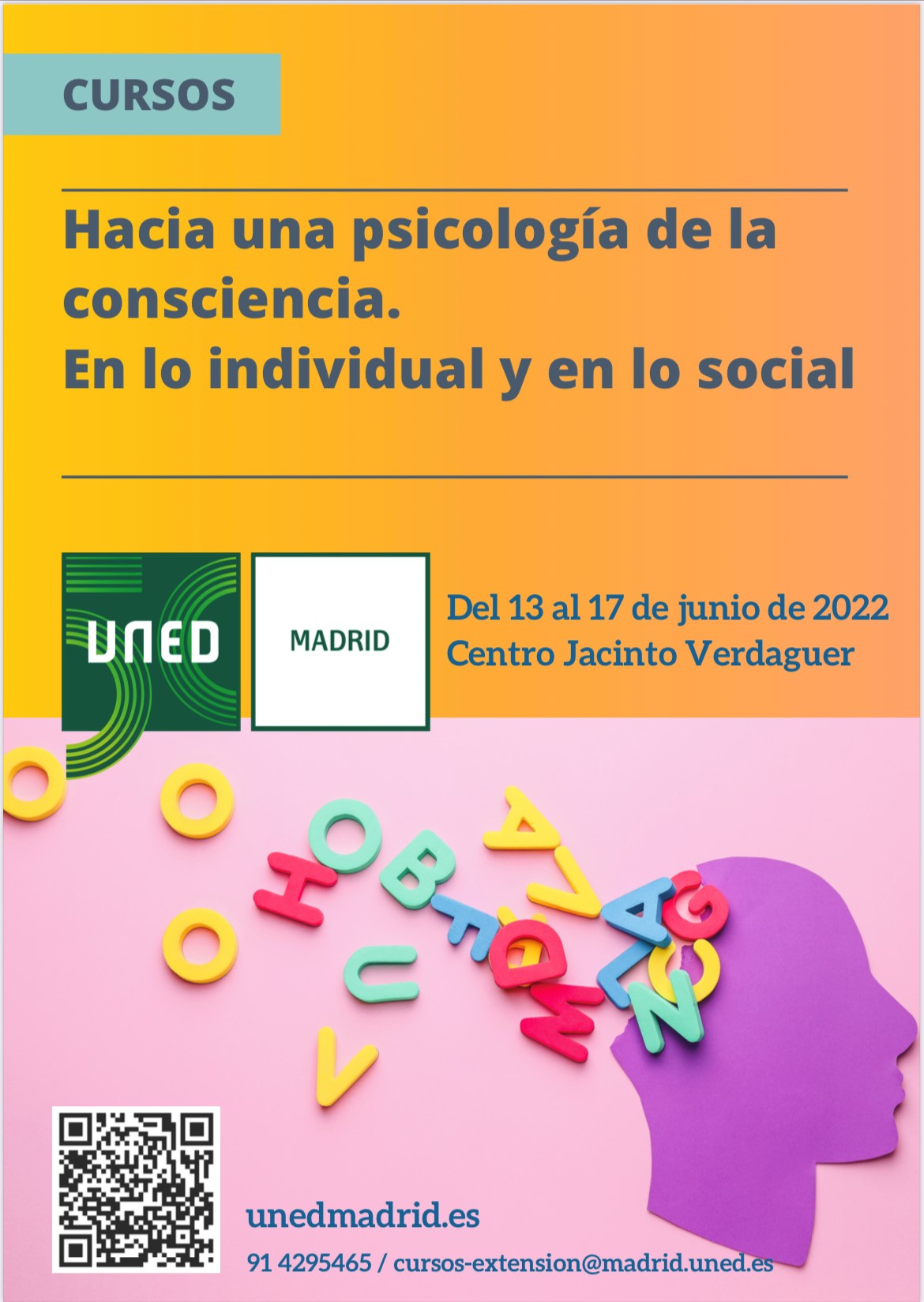 Ampliación Del Plazo De Adquirir El Curso De La Uned Oxigeme «Hacia Una Psicología De La Consciencia»