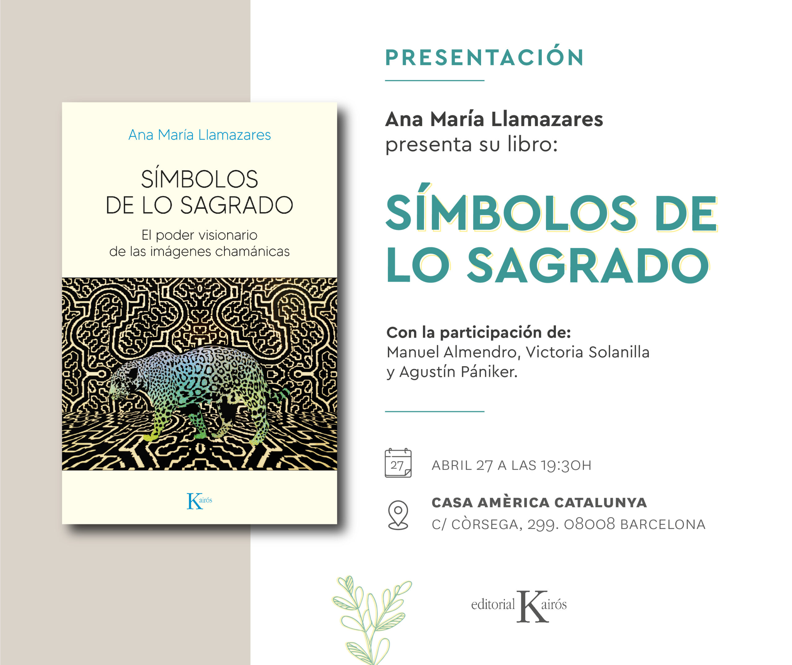 Presentación Del Libro «Símbolos De Lo Sagrado» De Ana María Llamazares